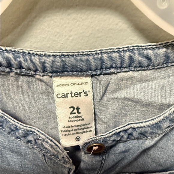 Carter's Denim Dress with Embroidered Pocket - Picture 8 of 9
